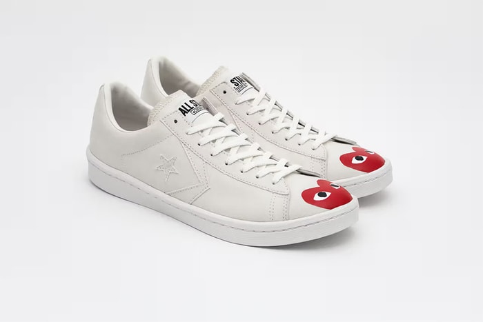 COMME des GARÇONS PLAY x Converse 又來了:心型標誌首次移到鞋頭!