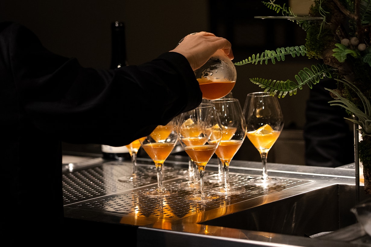under lab seasonal menu set cocktail bar taipei Forest Microcosm