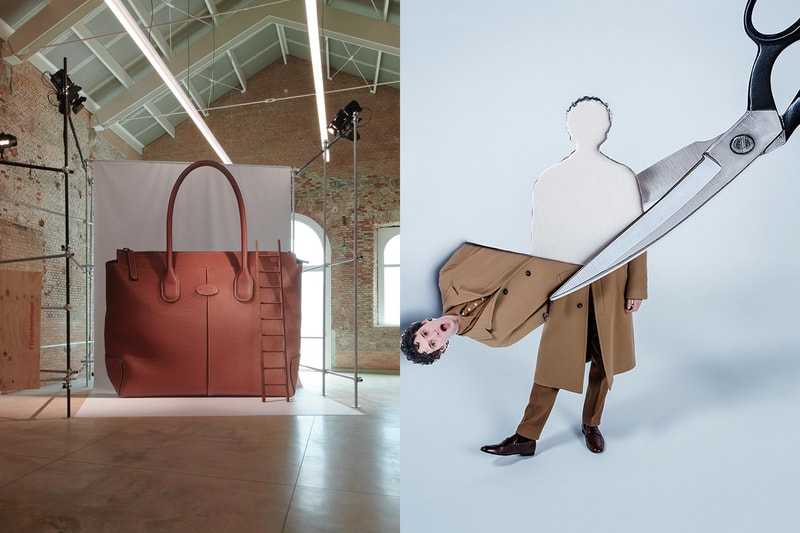 爬到超大 Di Bag 上：Tim Walker 鏡頭下的 Tod's，超現實又帶點搞怪！