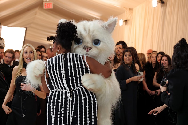 Met Gala 2023 Jared Leto dressed as Karl Lagerfeld cat Choupette