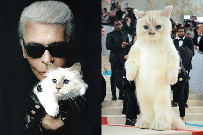 Met Gala 闖入一隻貓?原來是 Jared Leto 扮成了老佛爺最愛的 Choupette!