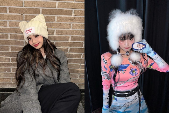 太妍、Lisa、瑟琪不約而同穿搭：讓韓國女明星們都愛上的「貓耳毛帽」造型！