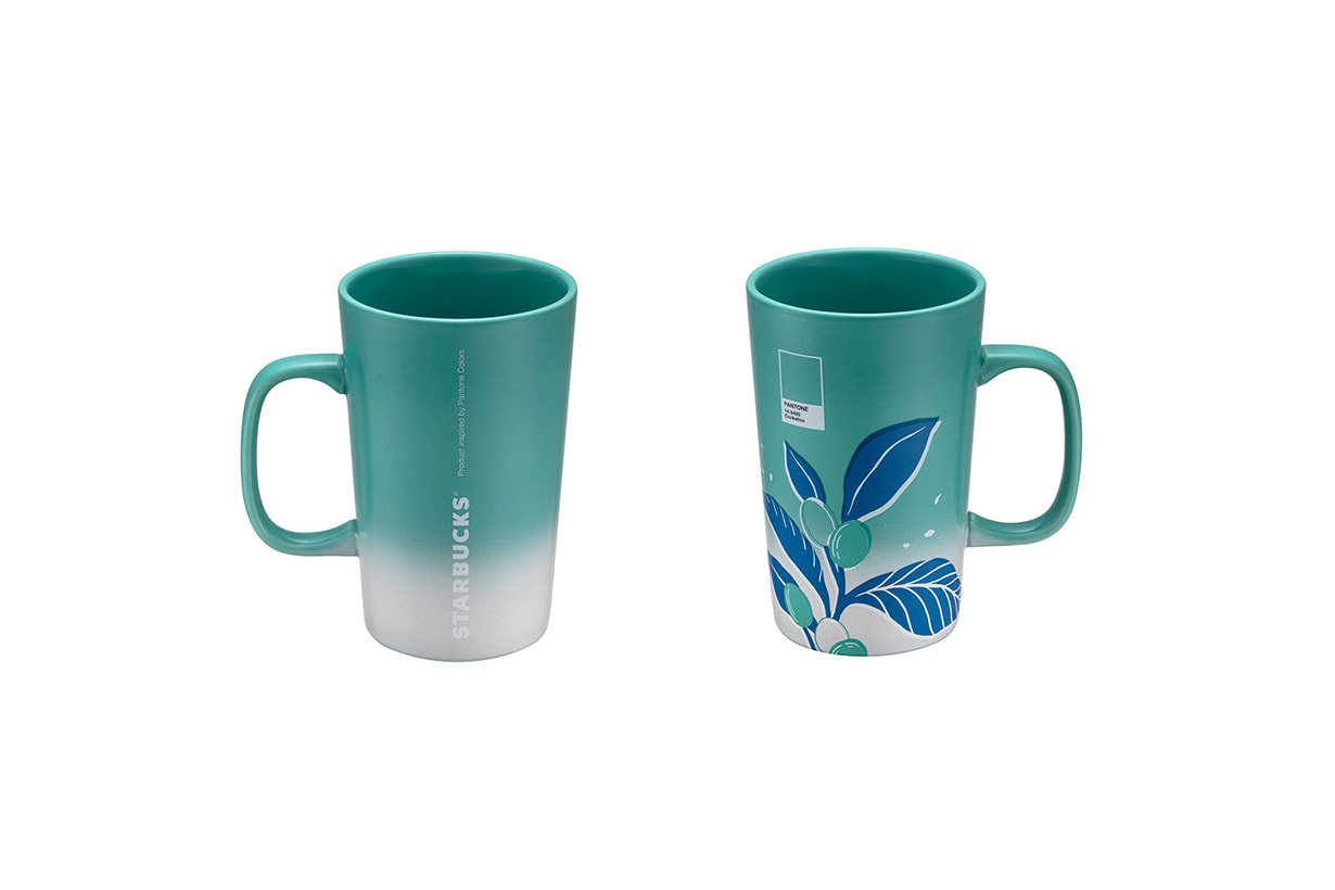 STARBUCKS x Pantone Knockout Pink Cockatoo Brilliant Blue Mug Bottle