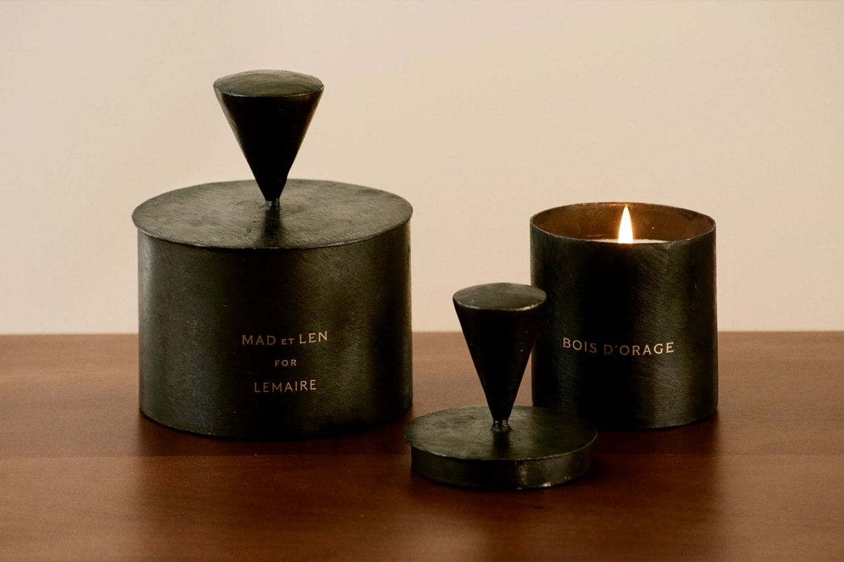 MAD et LEN x Lemaire BOIS D'ORAGE candle pot pourri collabration