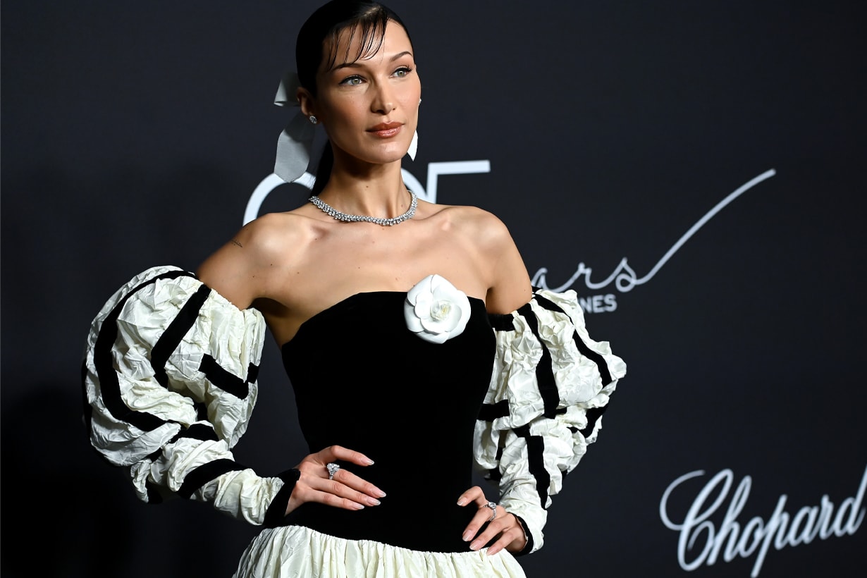 bella hadid lily rose depp margot robbie chanel vintage red carpet look before met gala 2023