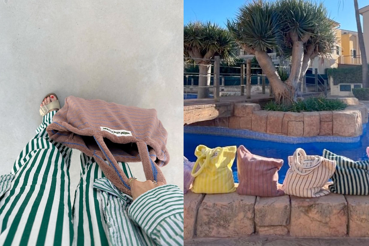 Bongusta denmark naram tote bag colorful towel