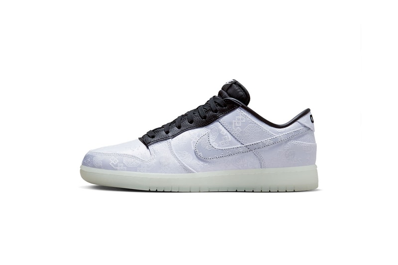 CLOT x fragment design x Nike Dunk Low Collaboration release date