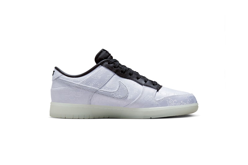 CLOT x fragment design x Nike Dunk Low Collaboration release date