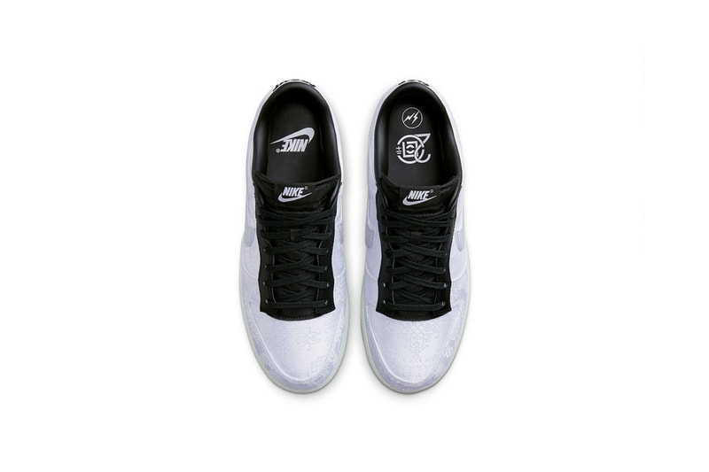 CLOT x fragment design x Nike Dunk Low Collaboration release date