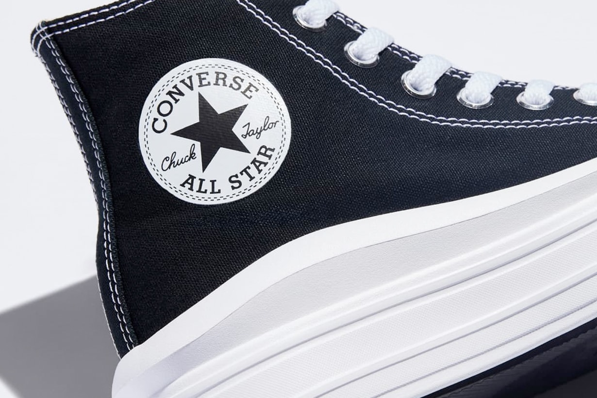 converse Chuck Taylor All Star Move platform black white summer essential