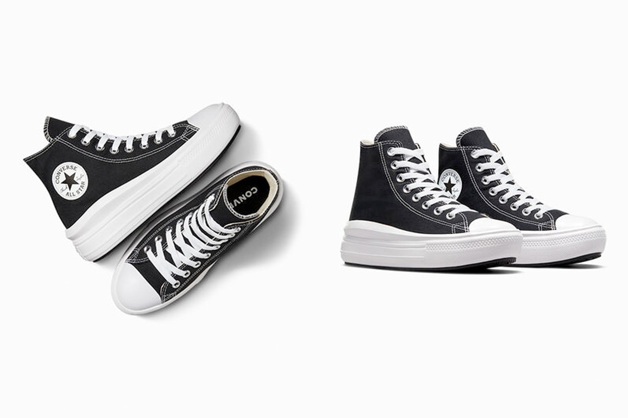 converse Chuck Taylor All Star Move platform black white summer essential