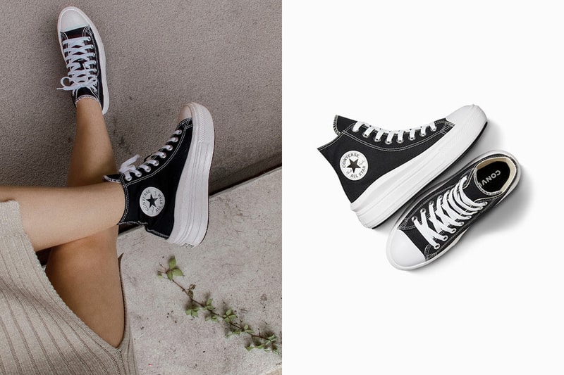 Converse 挑一雙厚底鞋 Chuck Taylor All Star Move platform，不能錯過 4.8 顆星好評的這雙腿長神器！