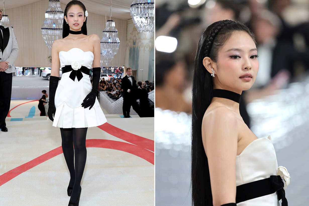 jennie met gala 2023 chanel white dress riticised