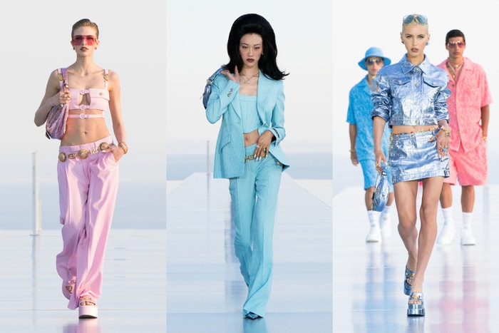 Dua Lipa 與 Versace 的聯乘系列 La Vacanza 登場,Baby Pink 跟 Baby Blue 的設計也太燒!