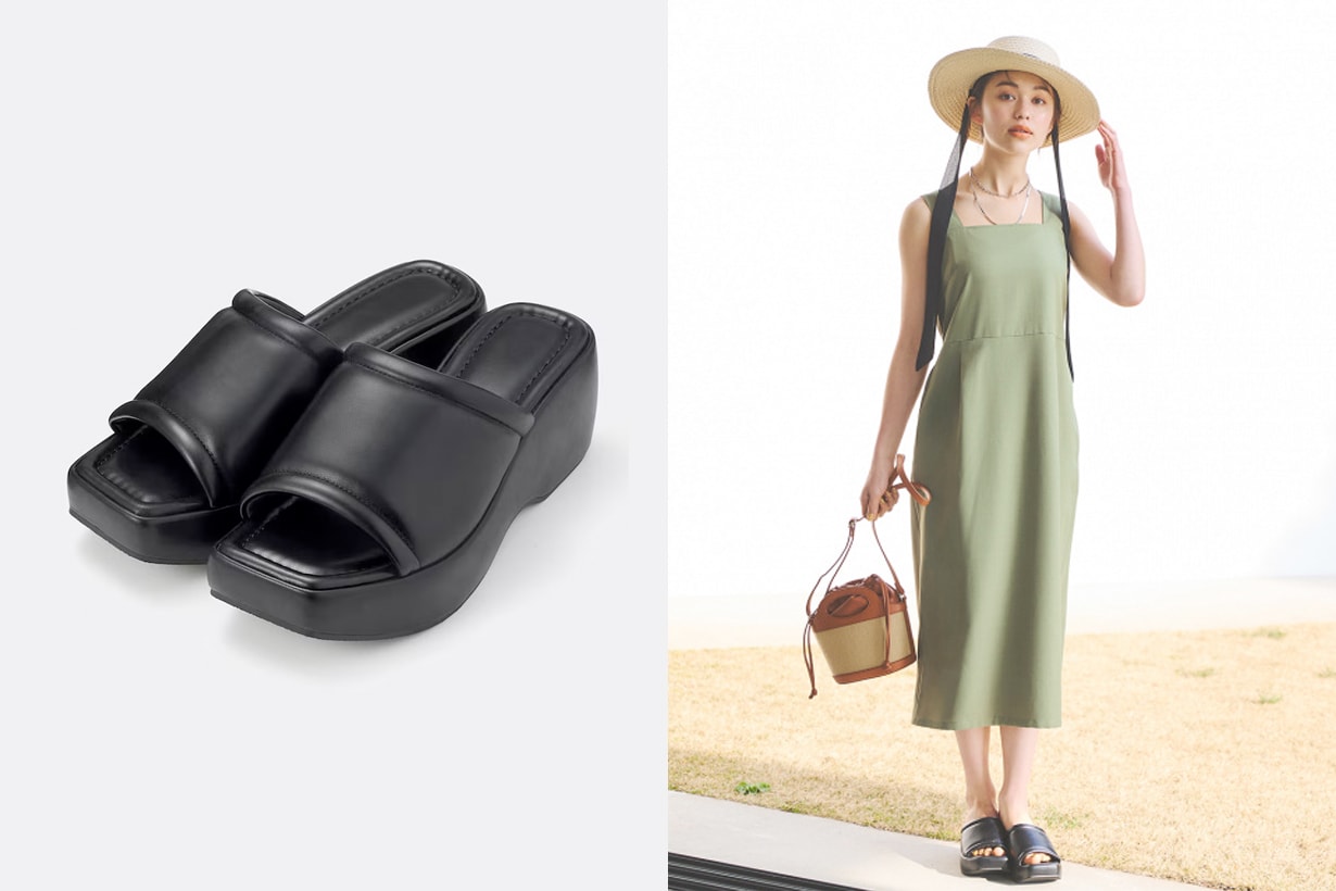 gu japan summer sandals waiting list 2023 puffy design
