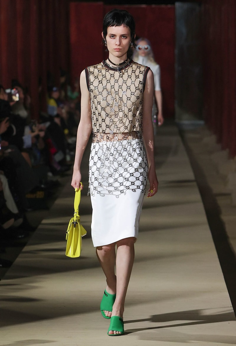 Gucci 2024 pre-spring fashion show runway 