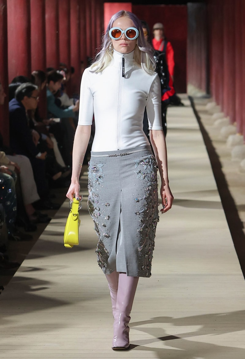 Gucci 2024 pre-spring fashion show runway 