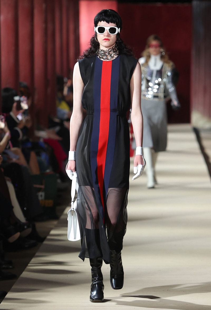 Gucci 2024 pre-spring fashion show runway 