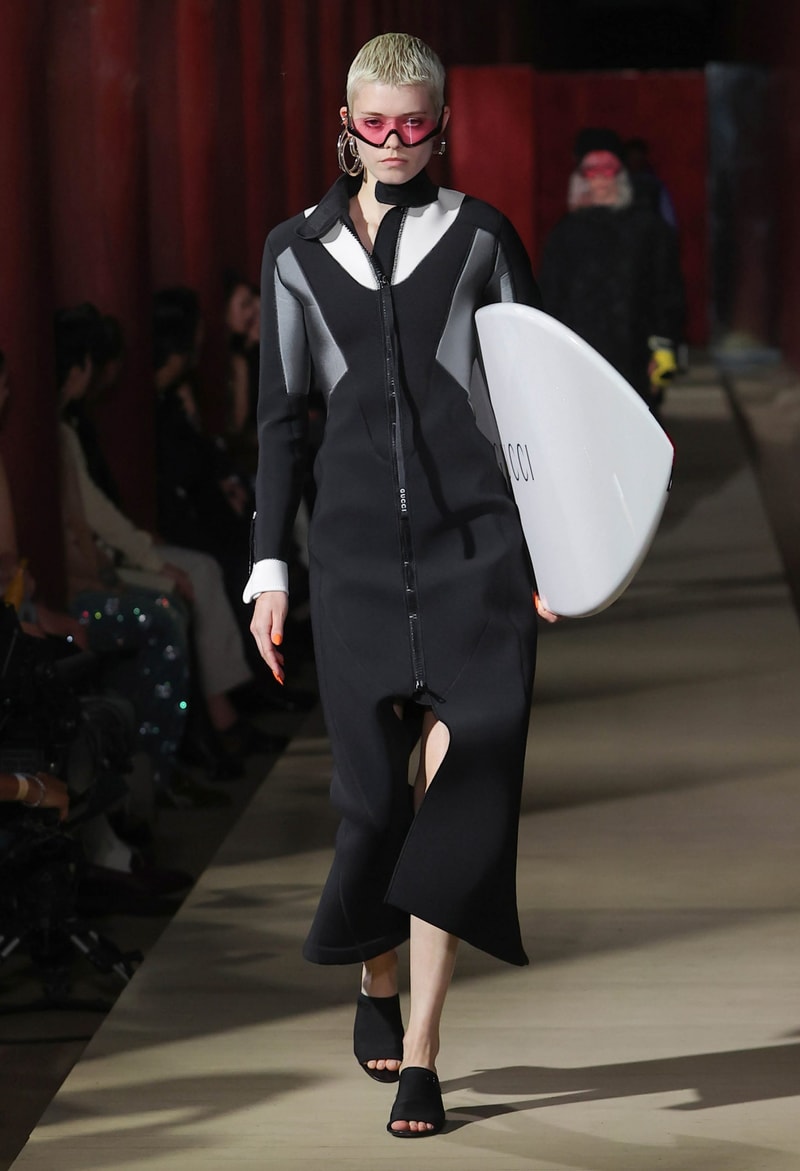 Gucci 2024 pre-spring fashion show runway 