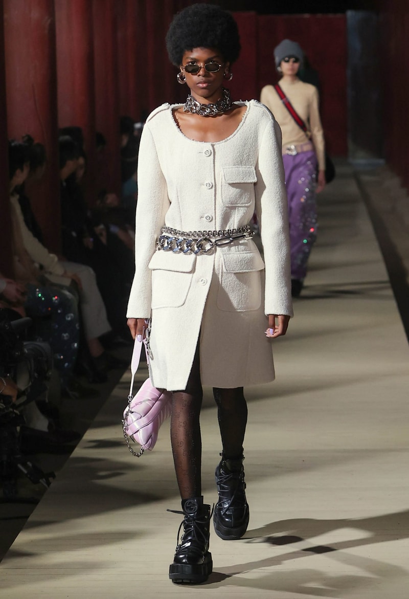 Gucci 2024 pre-spring fashion show runway 