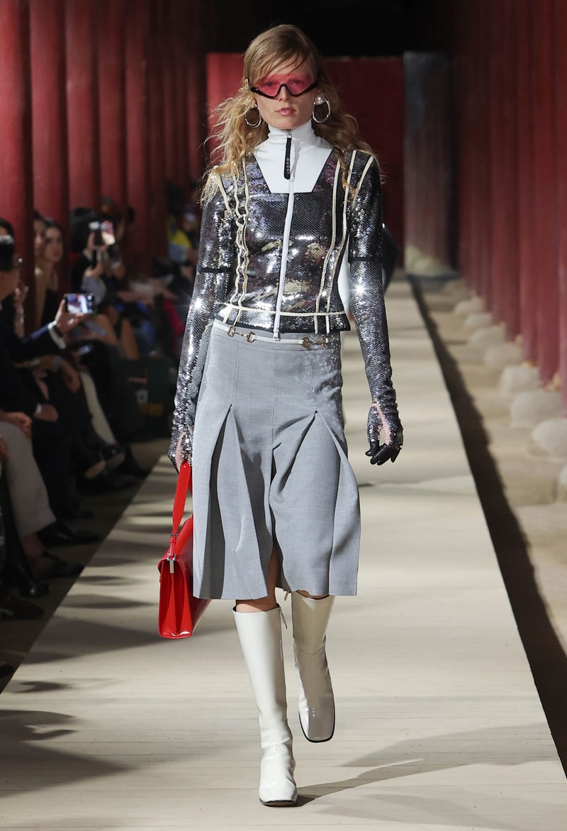 Gucci 2024 pre-spring fashion show runway 