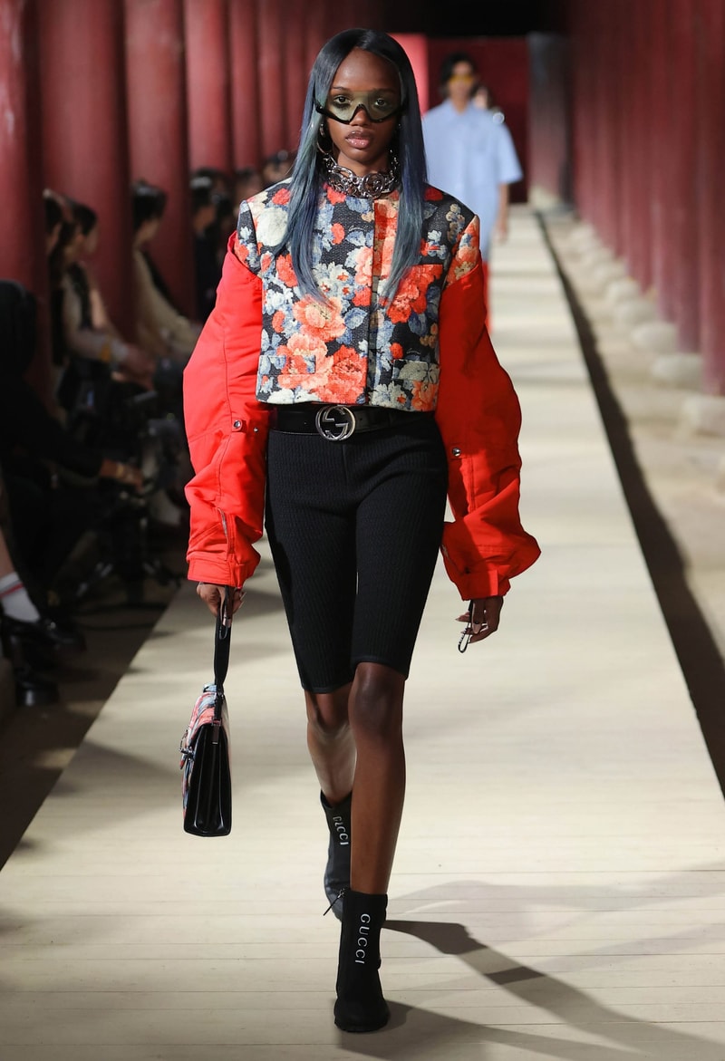 Gucci 2024 pre-spring fashion show runway 