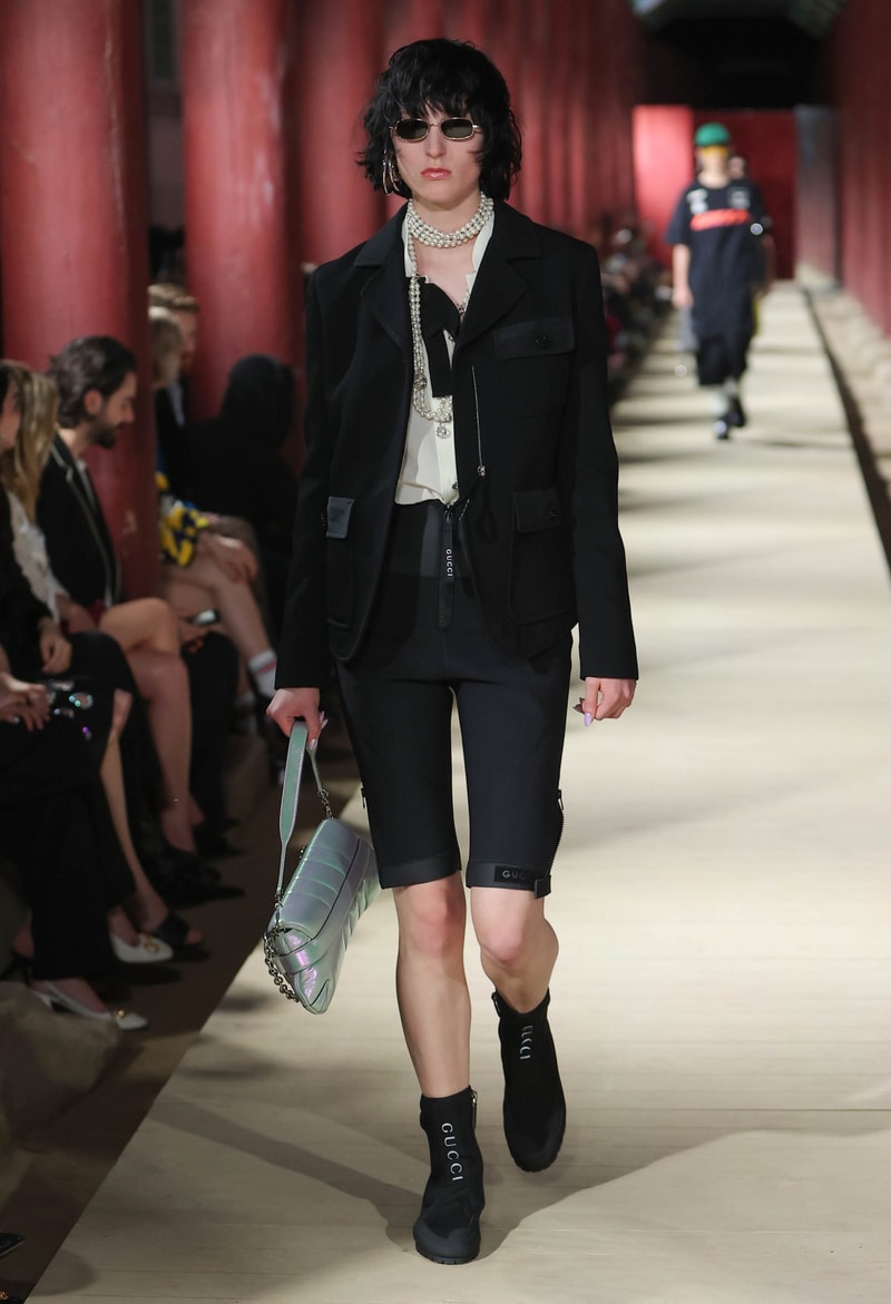 Gucci 2024 pre-spring fashion show runway 