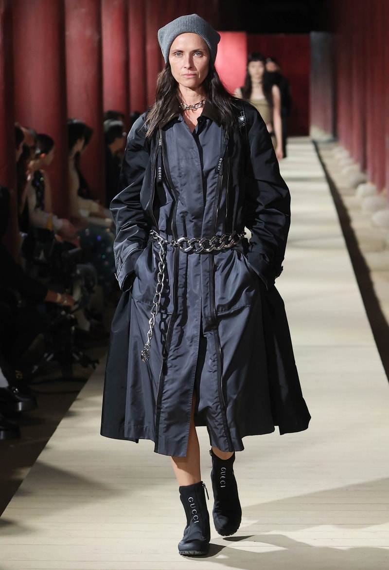 Gucci 2024 pre-spring fashion show runway 
