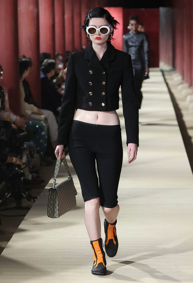 Gucci 2024 pre-spring fashion show runway 