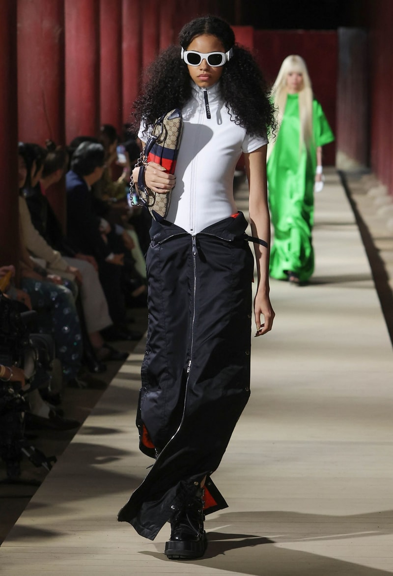 Gucci 2024 pre-spring fashion show runway 