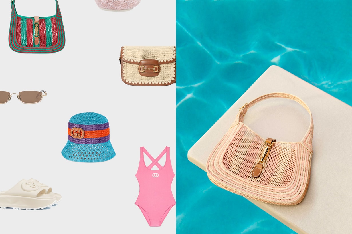Gucci Summer Stories 系列：泳裝、墨鏡、手袋... ，把時髦的夏天行頭都準備好了！