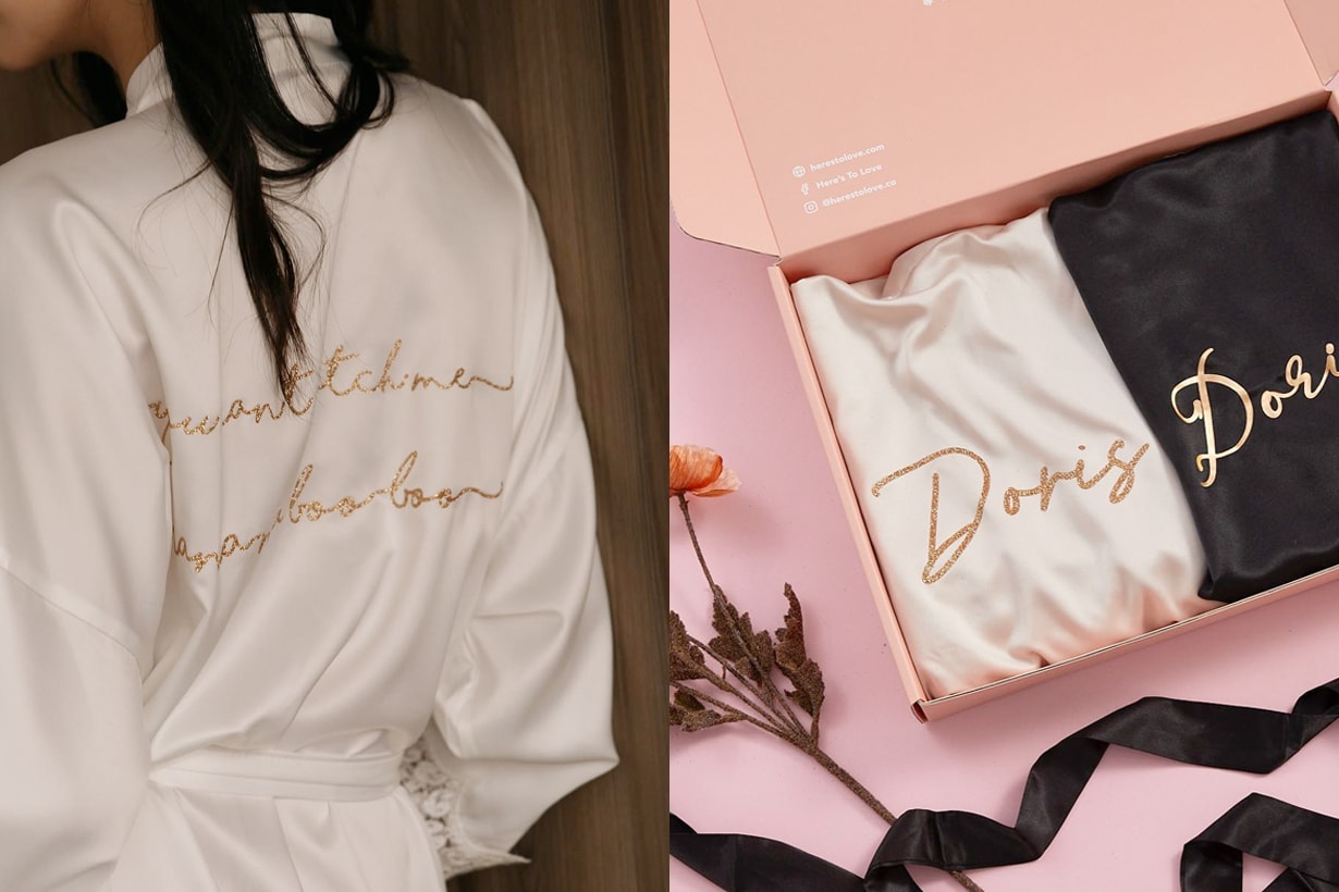 Here's to love customize loungewear sleepwear bath robes