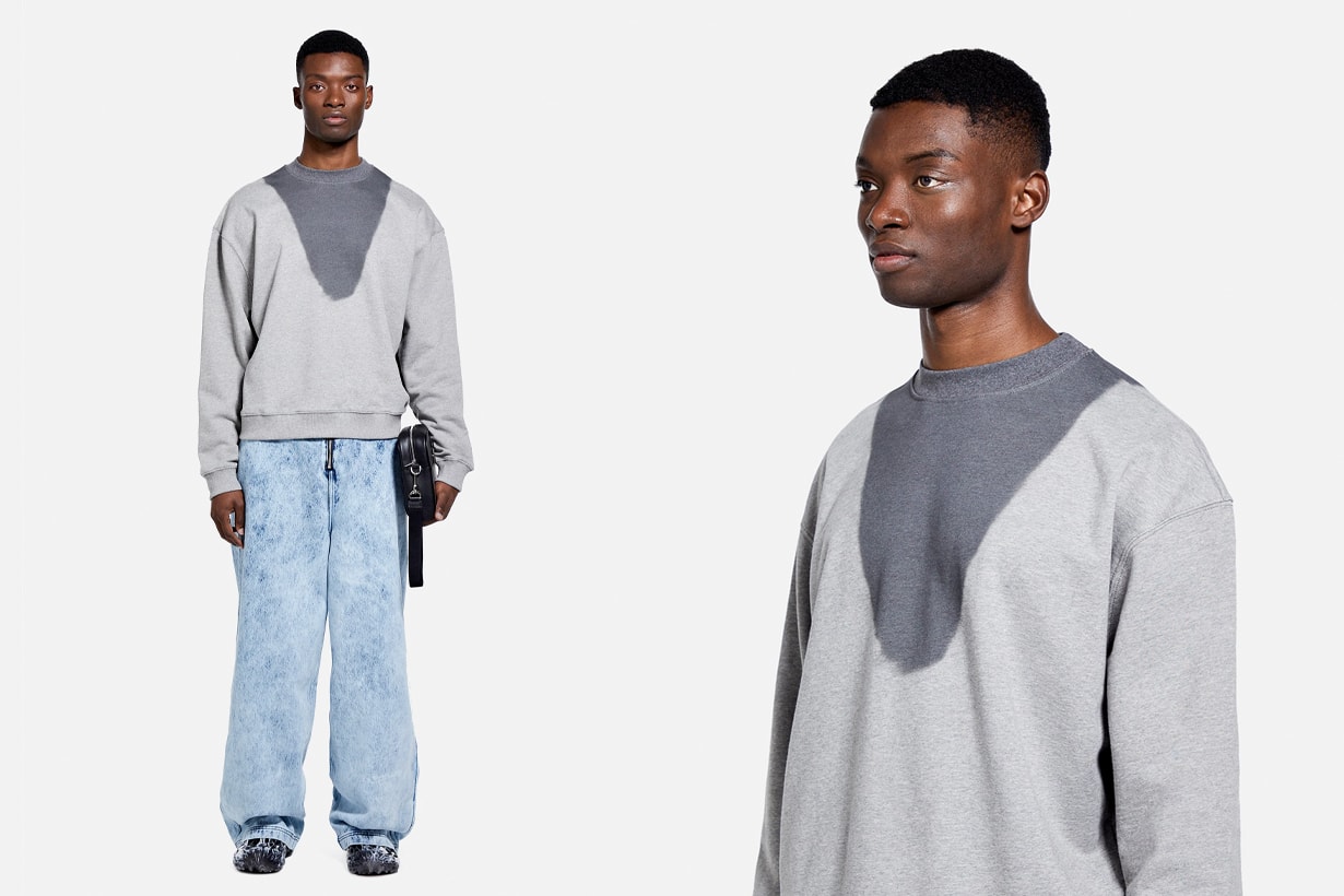 Louis-Gabriel Nouchi printed sweat stains t-shirt sweatshirt