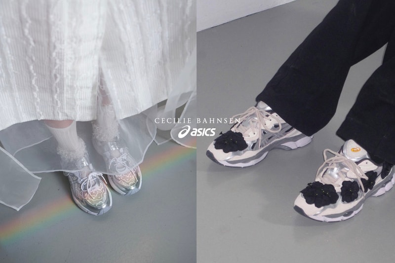 Cecilie Bahnsen 將花卉落在 ASICS 波鞋，3 款全新款式登場！