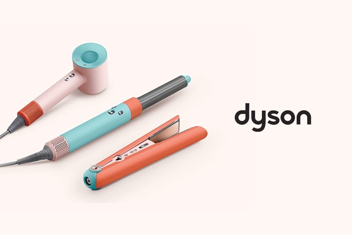 日本 Dyson 限定新配色：飽和霧面的粉橘藍，宛如梳妝台上的可愛積木！