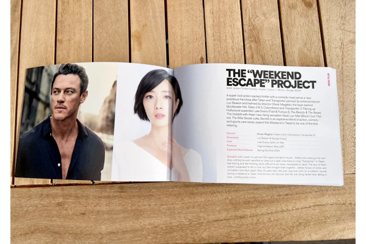 Luc Besson The Weekend Escape taipei luke evans Gwei Lun Mei movie 2024