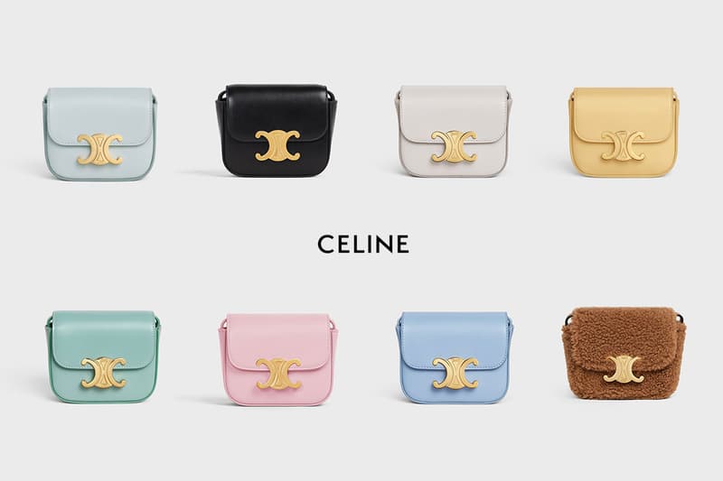 CELINE Triomphe mini bag new color