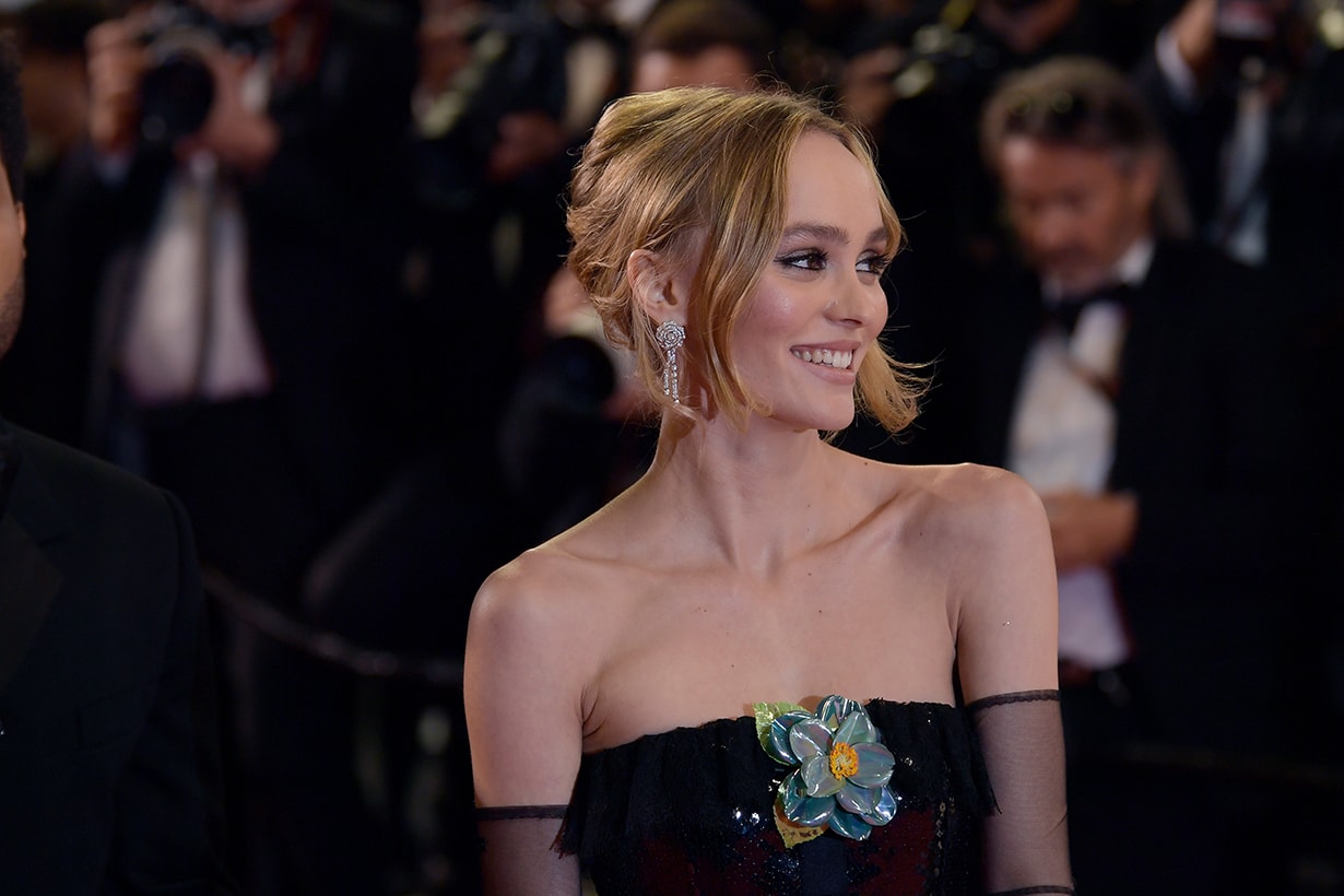 jennie cannes 2023 lily rose depp the idol red carpet live premiere chanel