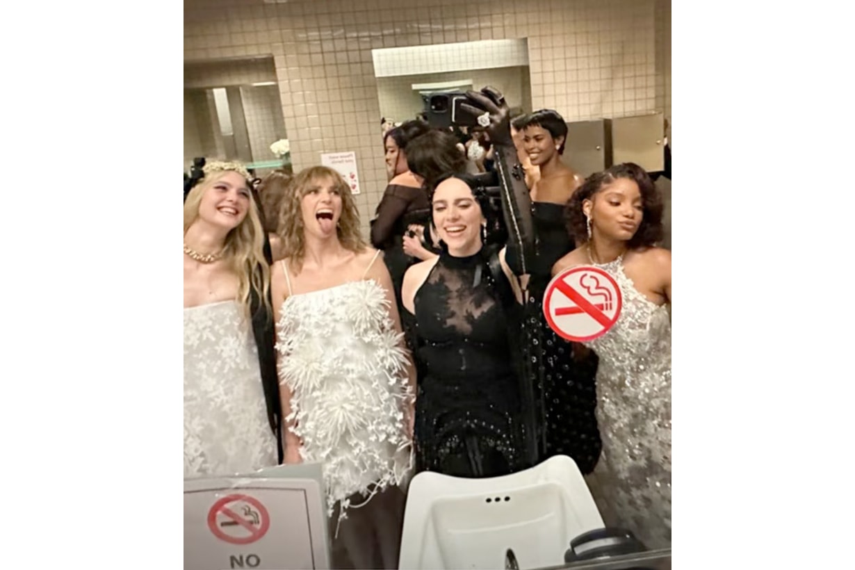 met gala 2023 rocky gigi cara billie kim pete behind the scenes photos