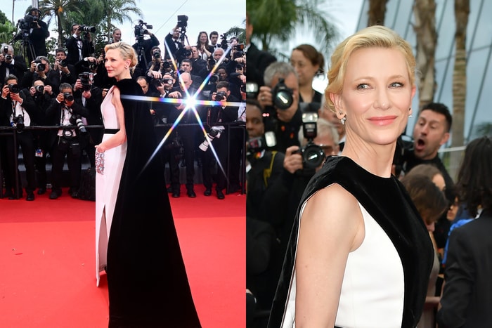 怎能不愛她？Cate Blanchett 不僅穿餘料禮服，還是下一位在坎城赤腳的女星！