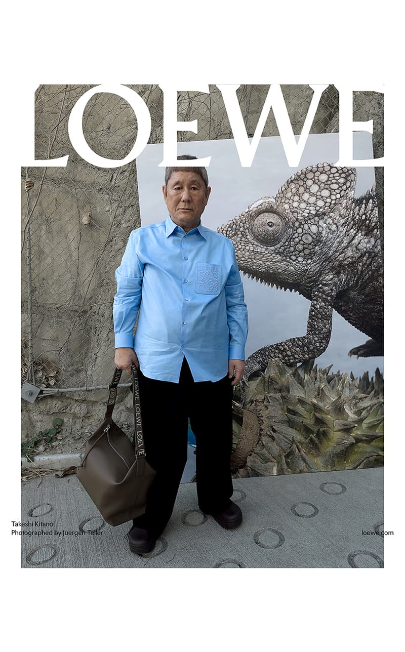 Juergen Teller Jonathan Anderson Loewe Fall Winter 2023 precollection campaign Kitano Takeshi