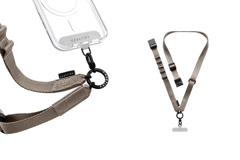 CASETiFY new Metal Chain Cross body Strap iphone case apple watch Steel Link Band