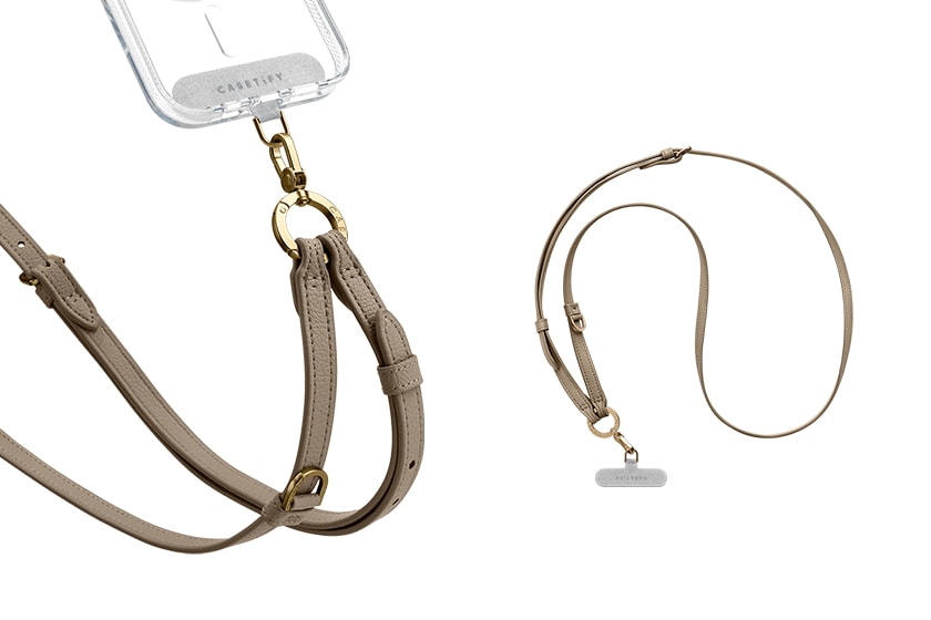 CASETiFY new Metal Chain Cross body Strap iphone case apple watch Steel Link Band