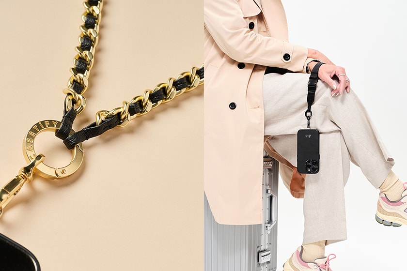 CASETiFY new Metal Chain Cross body Strap iphone case apple watch Steel Link Band