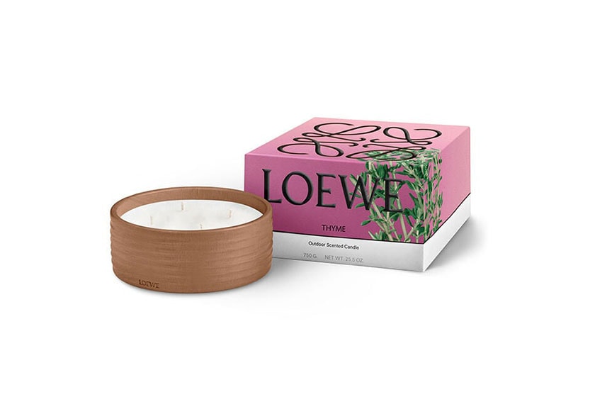 LOEWE Home Scents 2023 Geranium Thyme Outdoor Candle
