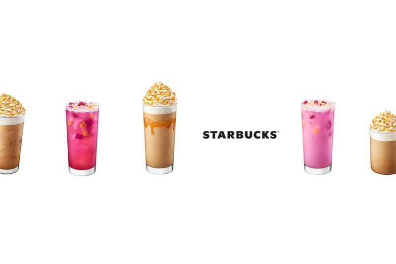 Starbucks Refreshers 2023 sumemr Mango Dragonfruit Purple Drink Honeycomb Caramel Latte