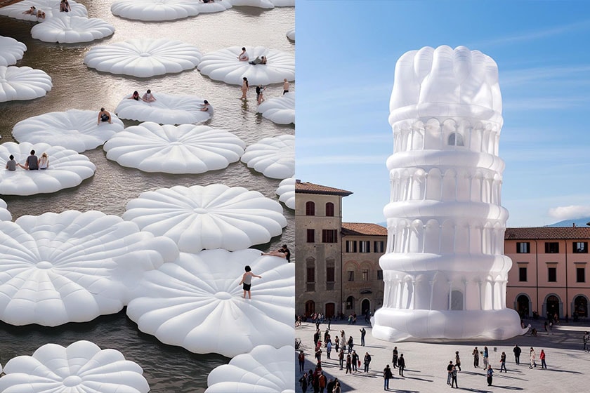 AI artist Joann Instagram Inflatable Wonders