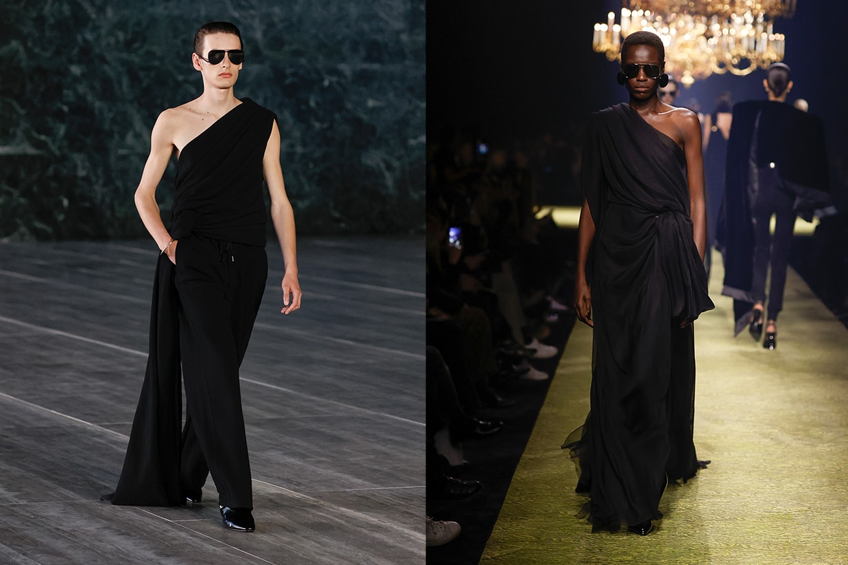 Saint Laurent 2024 SS men's fashion show runway
