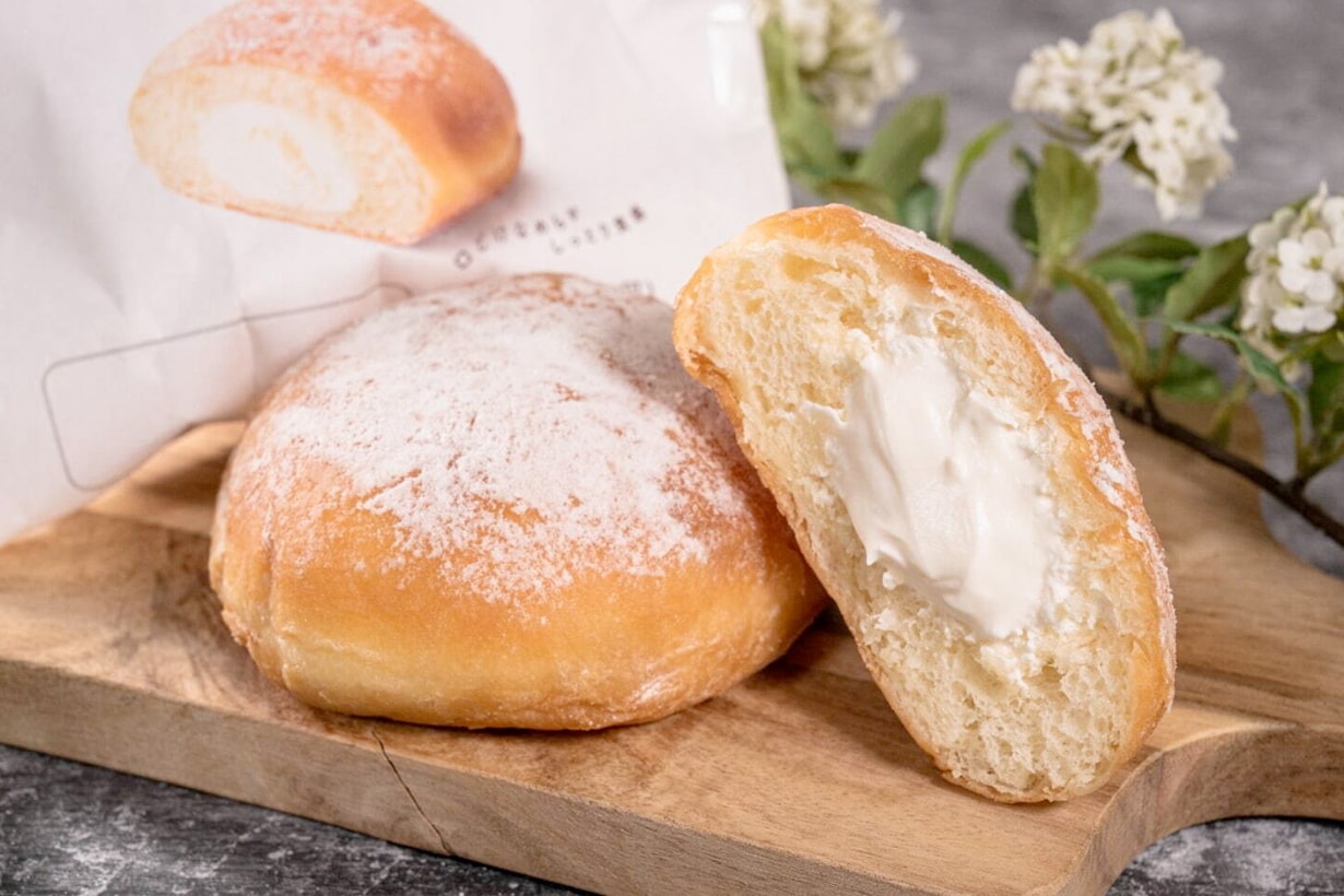 japan family mart limited dessert raw donut whipped cream custard