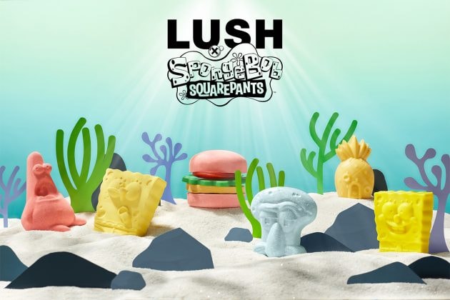 collaboration-products-between-lush-and-the-popular-animation-spongebob-squarepants-appear